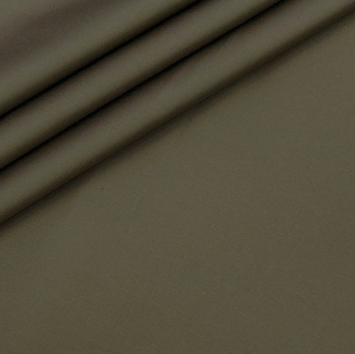 Trouser Fabric Donear Giza Cotton Stretchable Plain Colour Greenish Brown